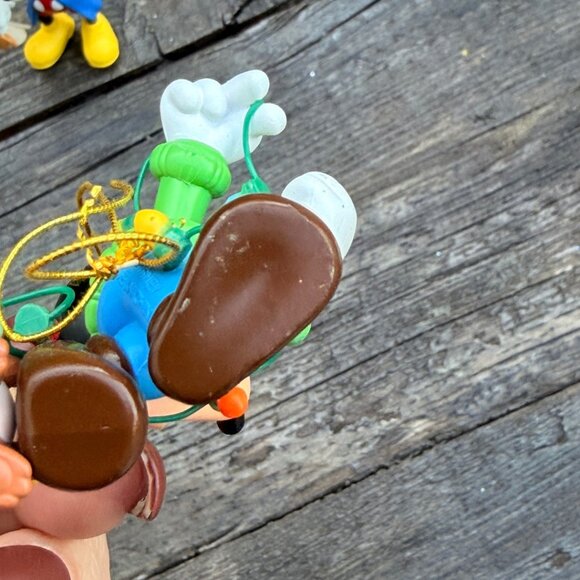 Lot of 4 DISNEY Hallmark MICKEY Mouse Christmas ornaments Golf Graduation Lights - Picture 14 of 16